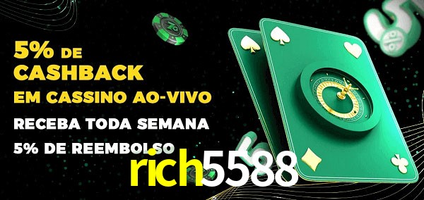 Promoções do cassino ao Vivo rich5588